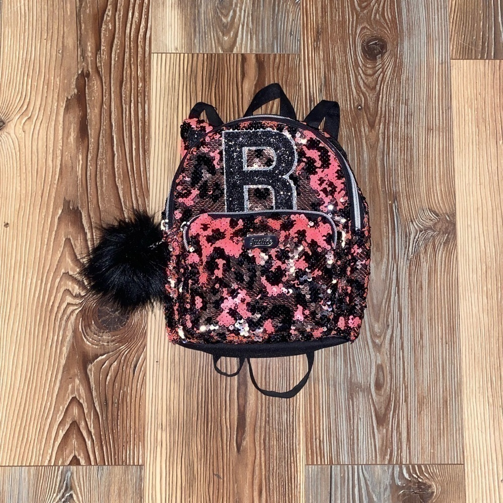 JUSTICE Sequin Mini Bag- Letter R